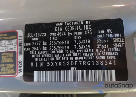 2024 Kia Sportage Sx-Prestige from USA, damaged, VIN 5XYK53DF7RG138541